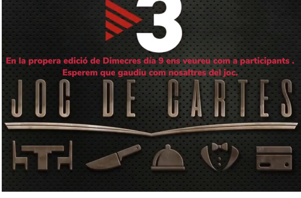 Tv3. JOC DE CARTES.